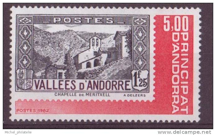 ANDORRE N° 304** NEUF SANS CHARNIERE  CHAPELLE DE MERITXELL - Neufs