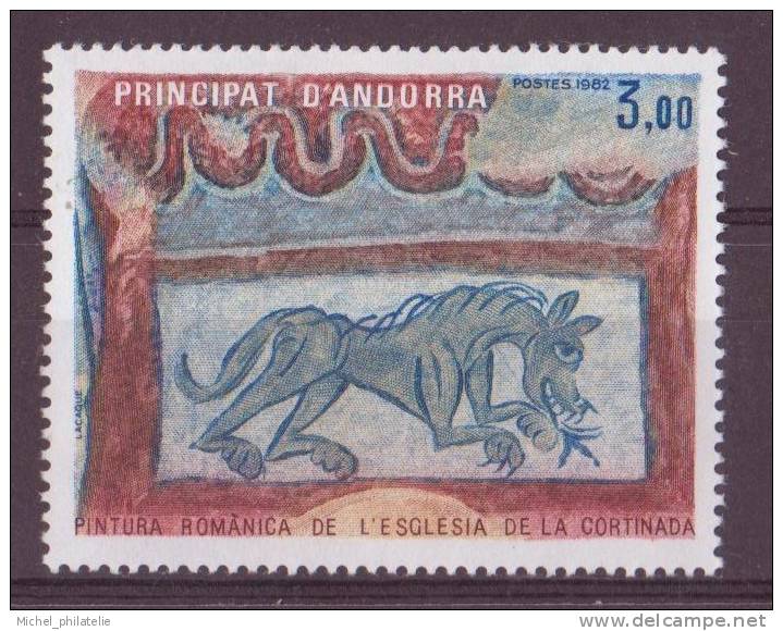 ANDORRE N° 305** NEUF SANS CHARNIERE PEINTURE - Unused Stamps