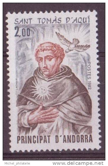 ANDORRE N° 309** NEUF SANS CHARNIERE    PORTRAIT SAINT THOMAS - Neufs