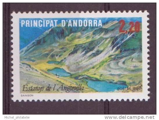 ANDORRE N° 351** NEUF SANS CHARNIERE  TOURISME LAC D'ANGONELLA - Unused Stamps