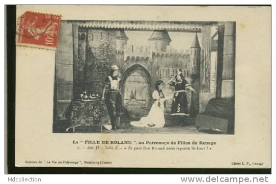 38 RENAGE / La "fille De Roland" Au Patronage Des Filles De Renage / - Renage