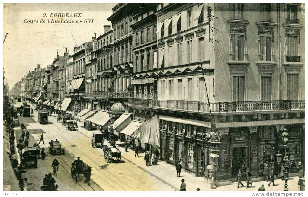 BORDEAUX - GIRONDE - CPA ANIMEE DE 1926. - Bordeaux