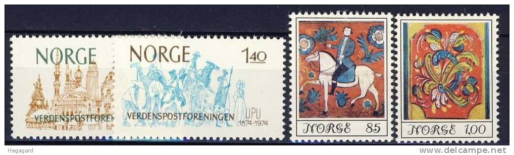 Norway 1974. 2 Sets. Michel 691-94. MNH(**) - Neufs
