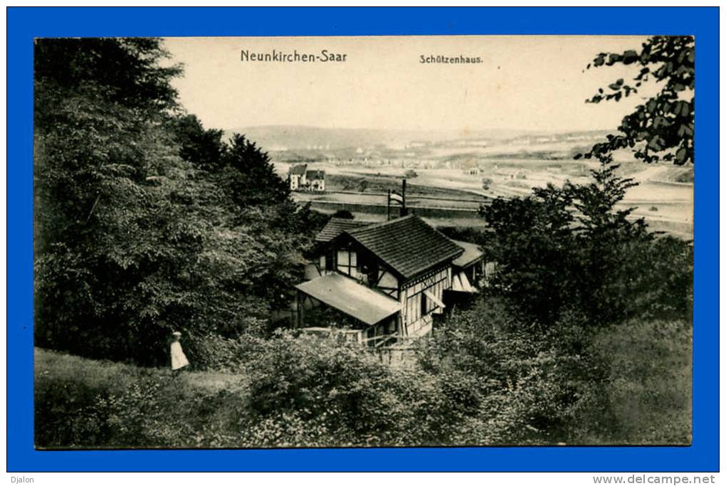 NEUNKIRCHEN-SAAR. - Schützenhaus. - (C.P.A.) - Kreis Neunkirchen