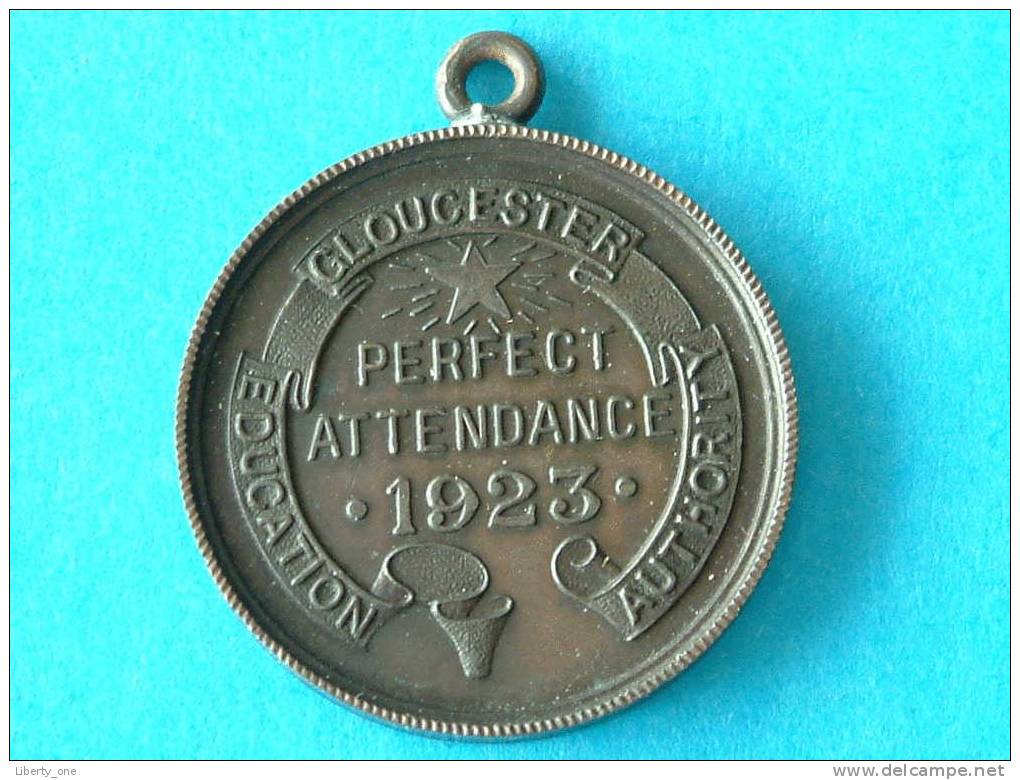 1923 PERFECT ATTENDANCE - GLOUCESTER EDUCATION AUTHORITY ( Details Zie Foto´s) !! - Autres & Non Classés