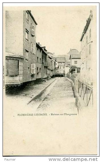 Plombiéres  Maison De L'Eaugronne    Carte 1900 - Plombieres Les Bains