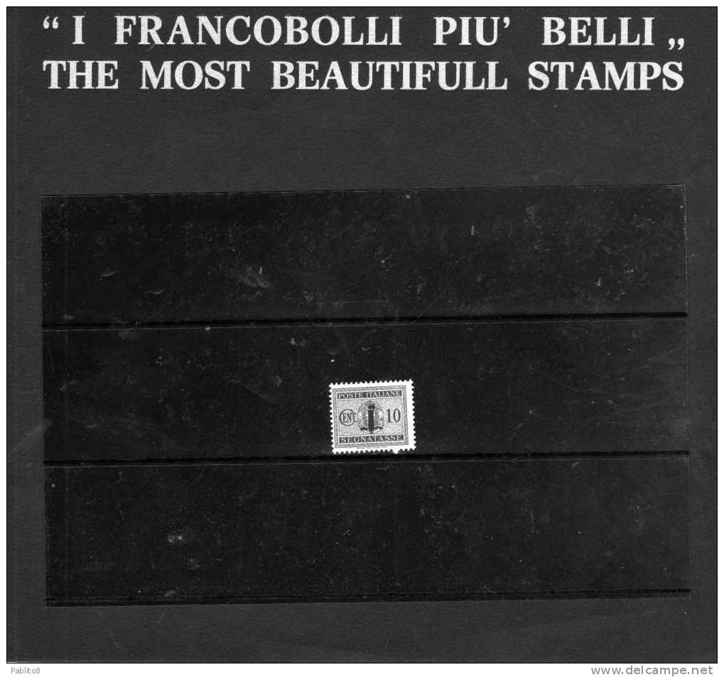 ITALIA REGNO 1944 SEGNATASSE RSI FASCIO MNH CENT.10 - Postage Due