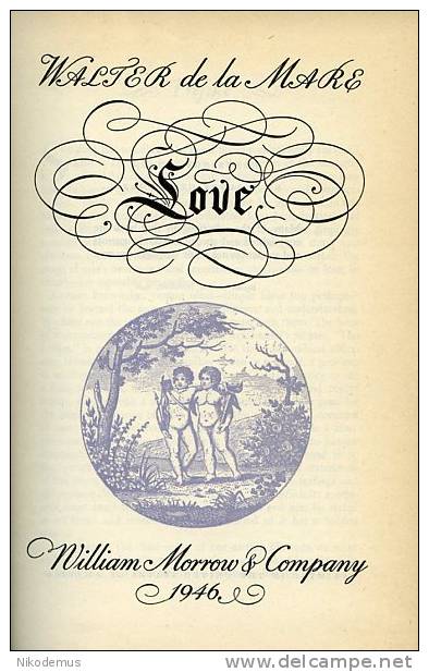 Love. Poetry&Prose Anthology By Walter De La Mare, 1946 - 1900-1949