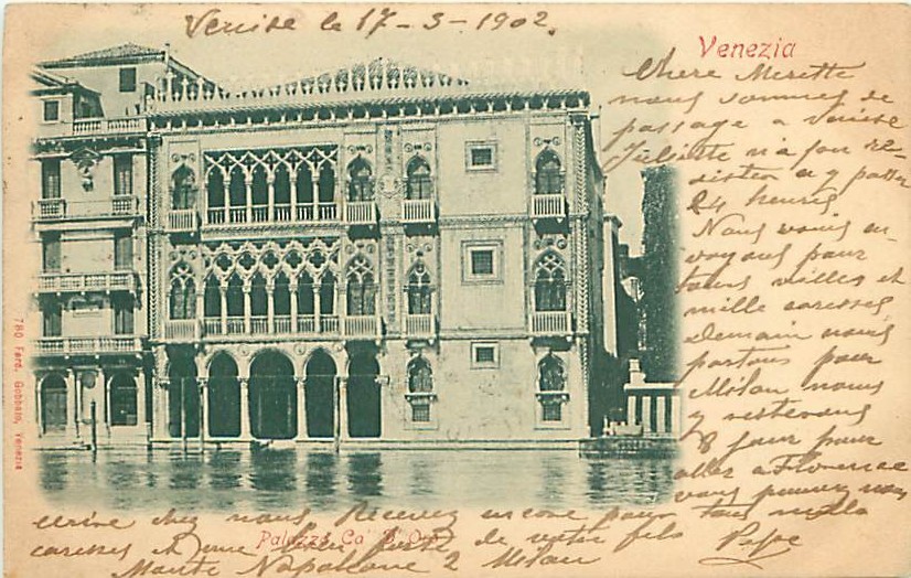 VENEZIA - Palazzo Ca' D'Oro (780 Ferd, Gobbato, Venezia) - Venezia (Venice)