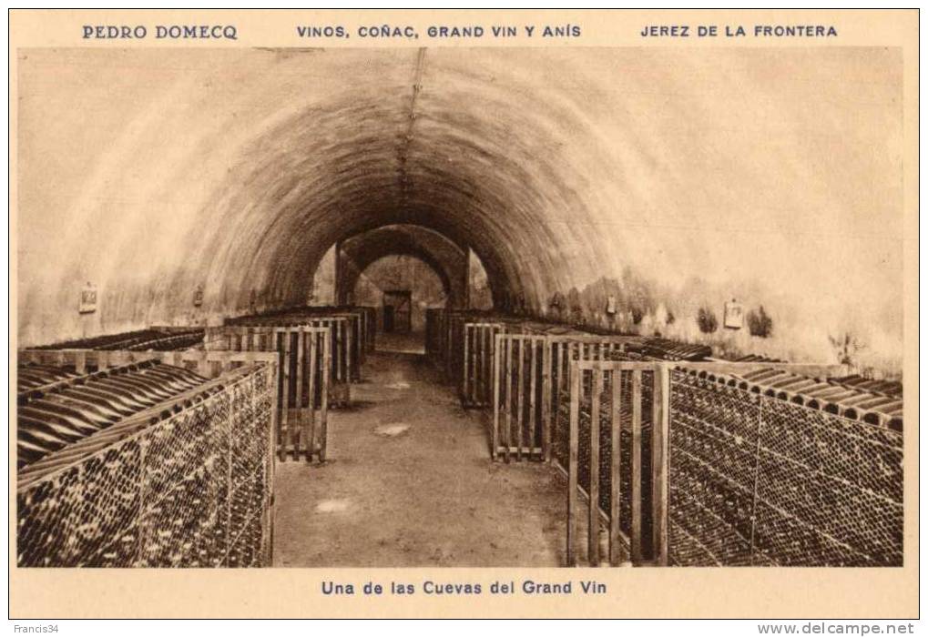 CPA - Jerez De La Frontera - Vinos De Pedro Domecq - Una De Las Cuevas Del Grand Vin - Cádiz