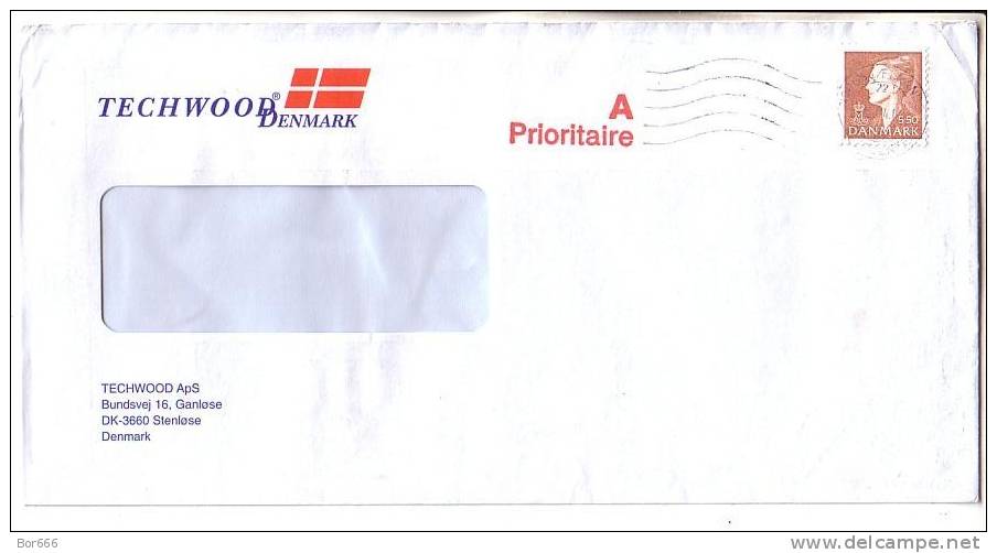 GOOD DENMARK Postal Cover To ESTONIA 2003 - Good Stamped: Queen - Lettres & Documents