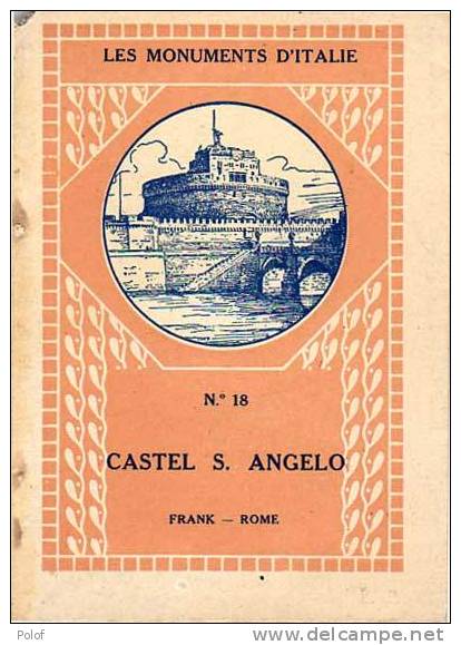 Petit Livre De 50 Pages + 48 Vues - Les Monuments D' Italie N° 18 - Castel S. Angelo ( 12622 ) - Programmes