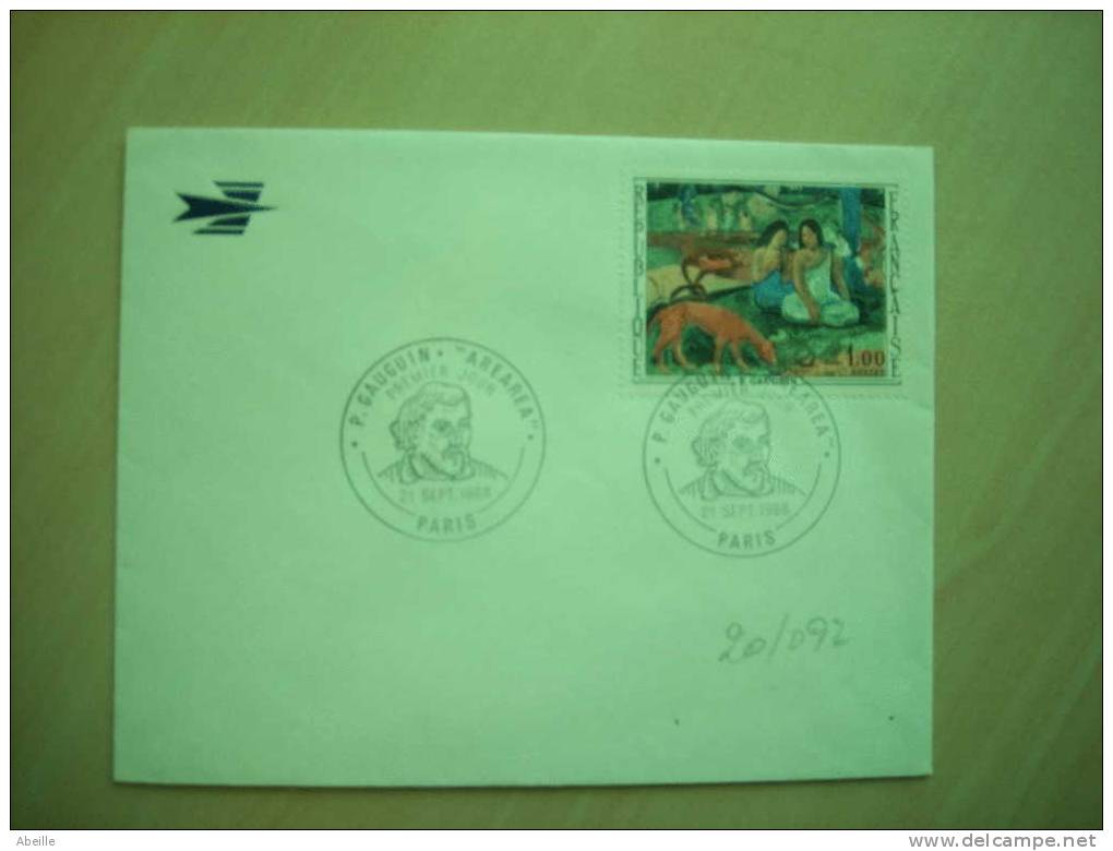 20/092  FDC   FRANCE  GAUGUIN - Impressionisme