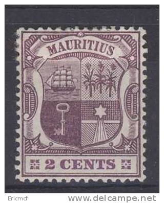 Mauritius 1904 2c MH(*) MCCA----------- - Mauritius (...-1967)