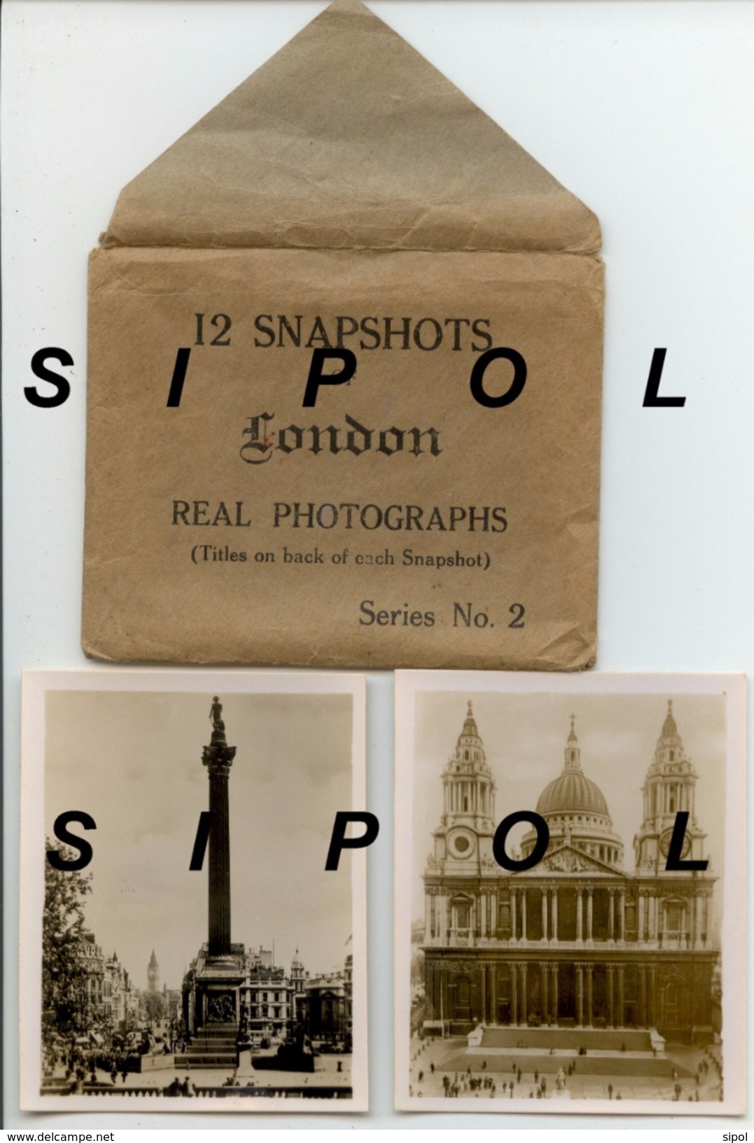 Grande Bretagne : Londres  12 Snapshots Of London - 1940 -  Real Photographs Série N°2  ( Sépias , Dans Mini Enveloppe ) - Other & Unclassified