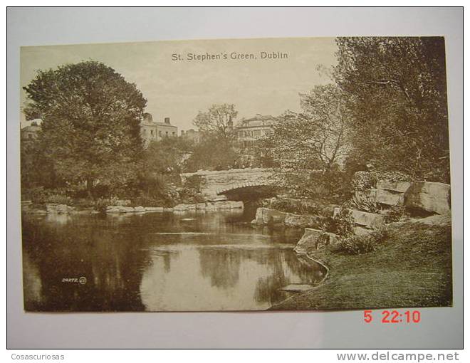 1287 ST STEPHEN'S GREEN DUBLIN IRELAND EIRE  POSTCARD YEARS 1910 OTHERS IN MY STORE - Dublin