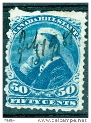 1868 50 Cent Bill Stamp #FB51 - Steuermarken