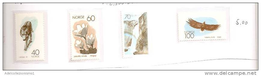 42157)n° 3 Valori Anno 1970 Serie Norvegia , Anno Europeo Della Natura - Unused Stamps
