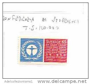 42163)valore Anno 1972 Serie Svezia - Conf. Di Stoccolma - Unused Stamps
