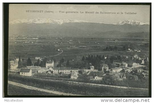 38 SEYSSINET PARISET /  Vue Générale, Le Massif De Belledonne Et Le Taillefer / - Autres & Non Classés