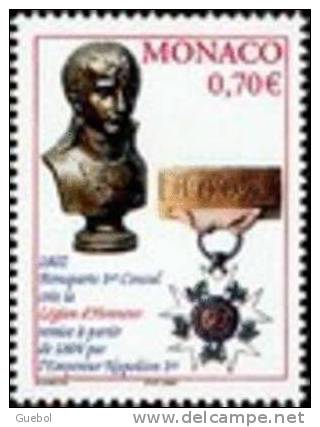 Monaco N° 2341 ** Bicentenaire De La Légion D Honneur - Napoléon - Décoration - Autres & Non Classés