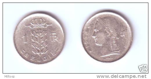 Belgium 1 Francs 1952 BELGIE - 1 Franc