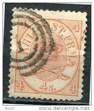 Denmark 1864 SC 13  MI 13  Used - Gebraucht