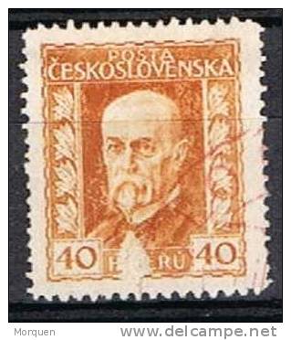 Checoslovaquia Num 192, Dent 13 3/4. Variedad, Cat Yvert º - Oblitérés