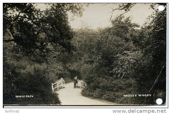 HERTS - BARNET - HADLEY WOODS - BRIDLE PATH RP 1928  Ht69 - Hertfordshire