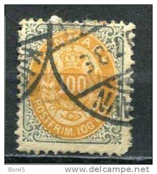 Denmark 1875 SC 52 MI 31  Used - Gebruikt