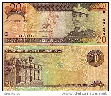 DOMINICAN REPUBLIC - 20 PESOS 2003 Circulated - Repubblica Dominicana