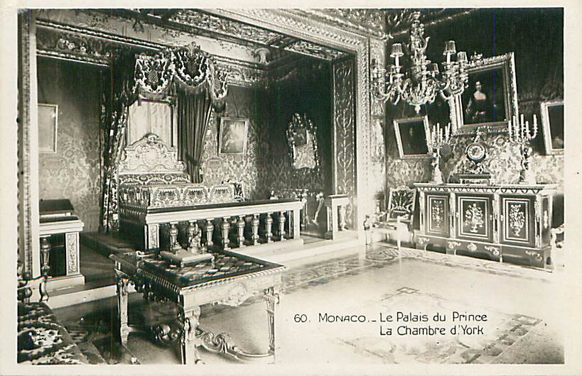 MONACO - Le Palais Du Prince - La Chambre D'York (Munier, Edit., N° 60) - Autres & Non Classés