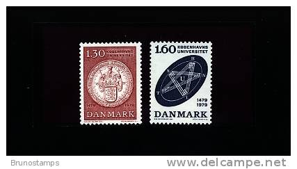 DENMARK/DANMARK - 1979  COPENAGEN UNIVERSITY  SET  MINT NH - Unused Stamps