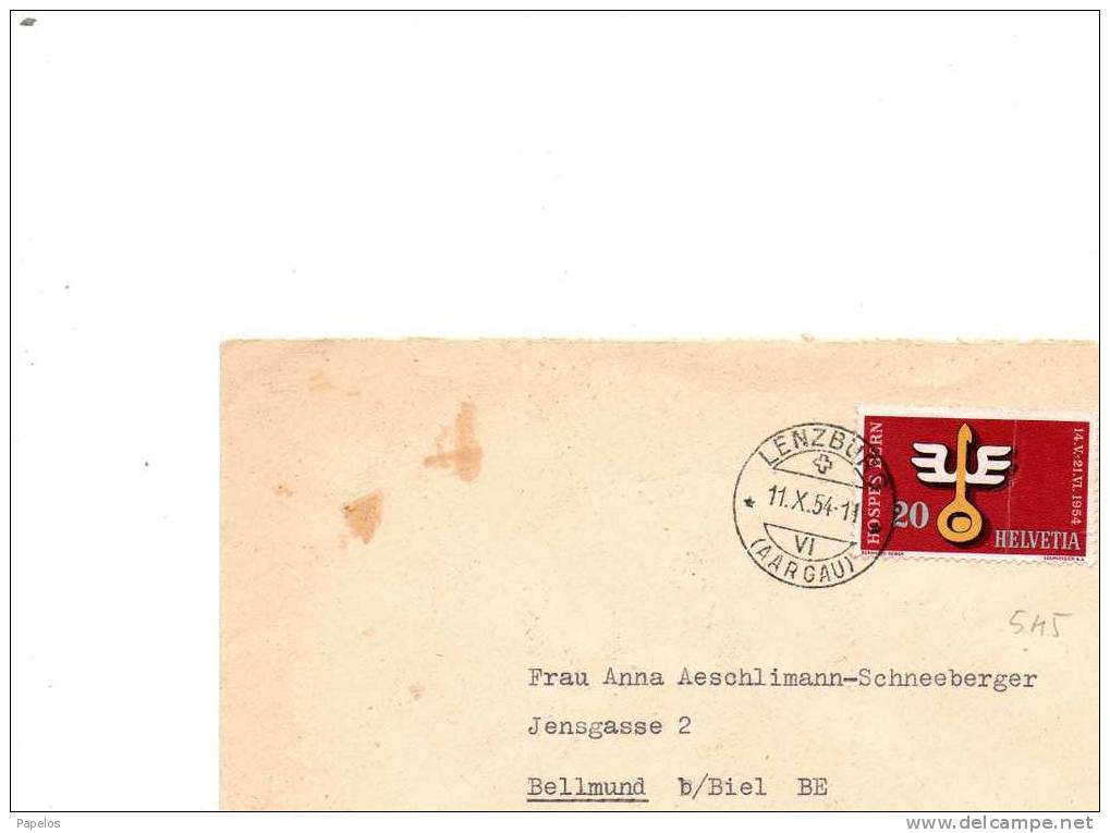 BUSTA  1954 - Cartas & Documentos