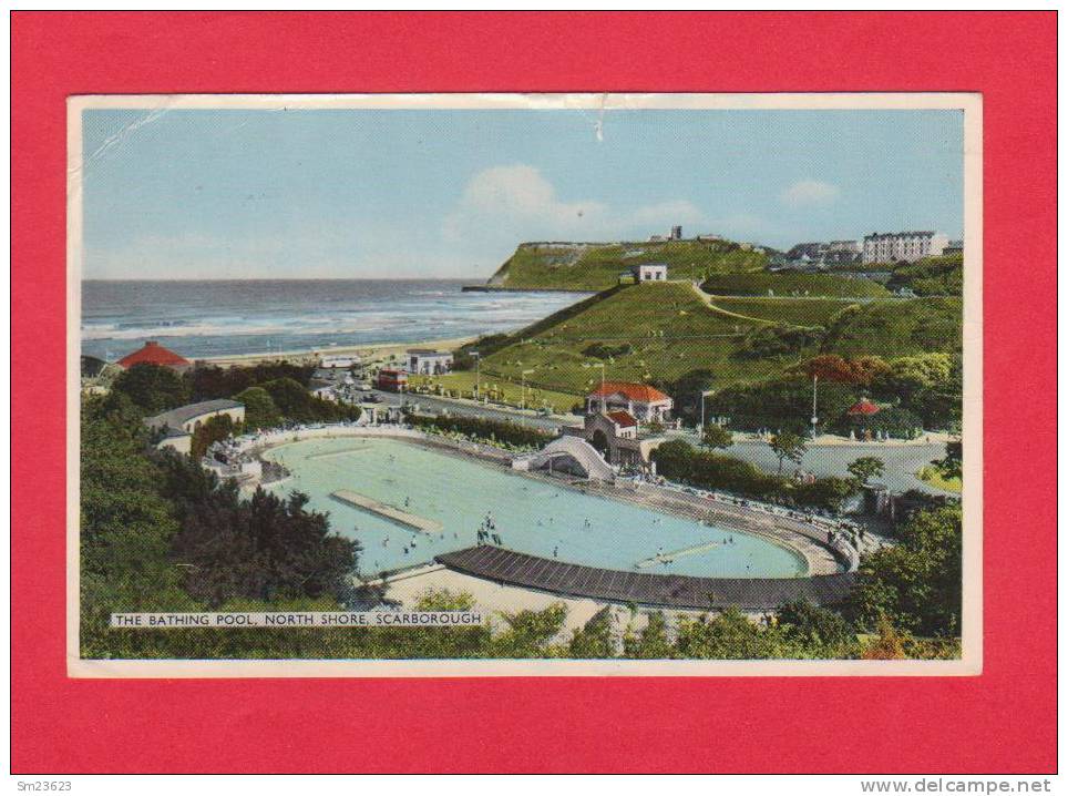 Scarborough (GB152) The Bathing Pool , North Shore  - Oben Kleiner Riss - Siehe Scan - - Scarborough