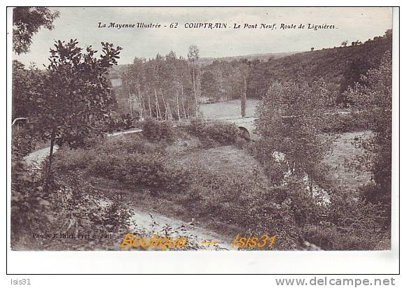 Dép 53 - RF20394 - Couptrain - Le Pont Neuf - Route De Lignières  -  Bon état - Couptrain