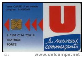 # Carte A Puce Fidelite Super U   - Tres Bon Etat - - Cartes De Fidélité Et Cadeau