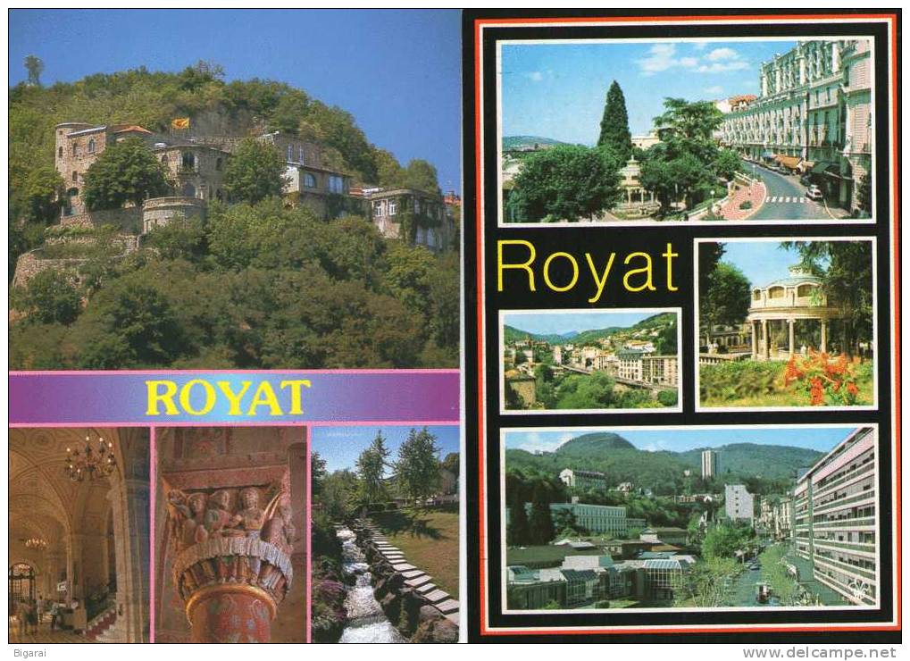 CP  63  ROYAT  ..  LOT DE SIX CARTES - Royat