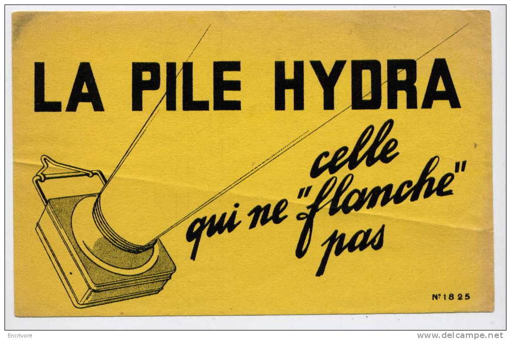 Buvard Pile HYDRA Qui Ne Flanche Pas - N°1825 - Batterijen