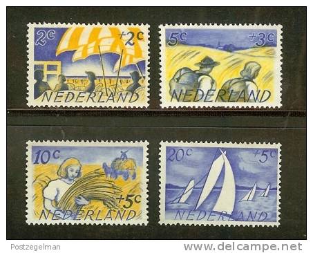 NEDERLAND 1949 OMP Zegel(s) Zomer 516-520 4 Values Only (not Complete) Mint Hinged - Nuovi