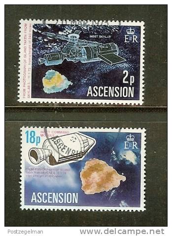 ASCENSION 1975 CTO Stamps Satelites 183-184 - Afrika