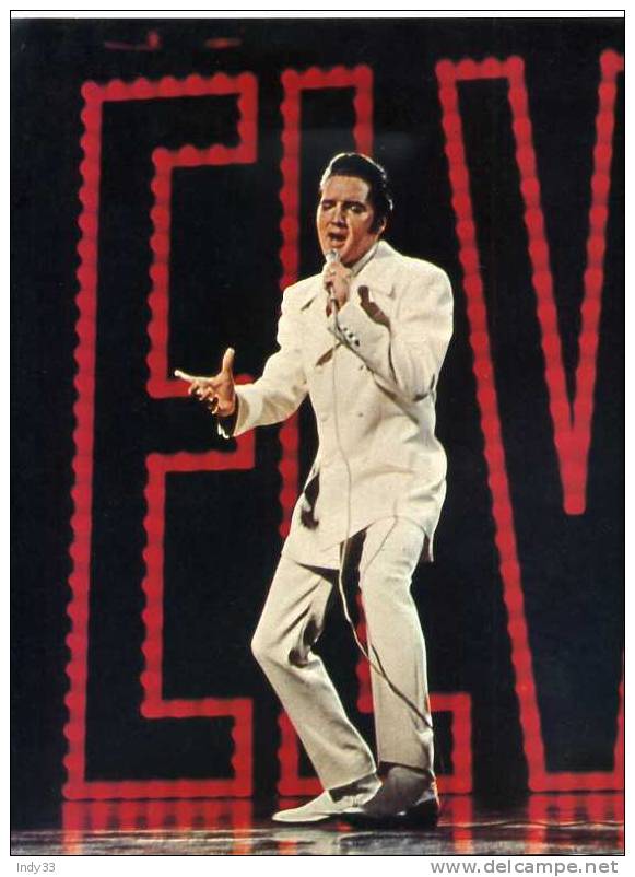 - PHOTO D´ELVIS PRESLEY RECTO/VERSO . COUVERTURE ARRACHEE DU MAGAZINE SALUT LES COPAINS N°25 - Plakate & Poster