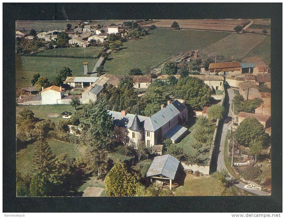 CPSM - Mauzé Sur Le Mignon (79) - Vue Aérienne - Olbreuse Et Son Château ( COMBIER CIM ) - Mauze Sur Le Mignon