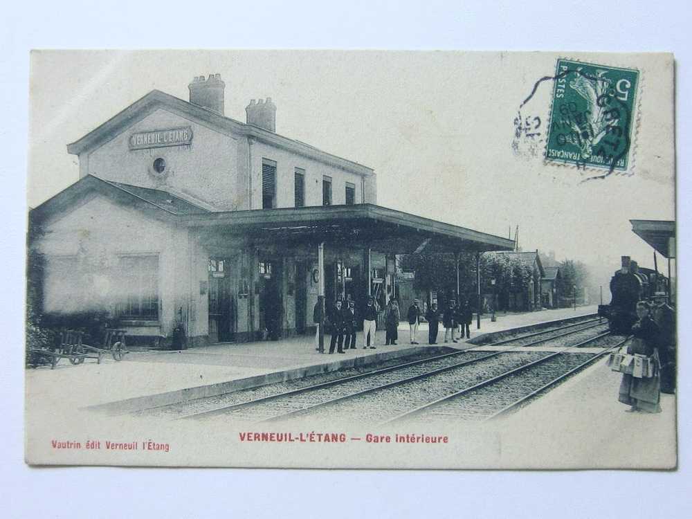 CPA 77 - VERNEUIL-L'ETANG - Gare Intérieure - Autres & Non Classés