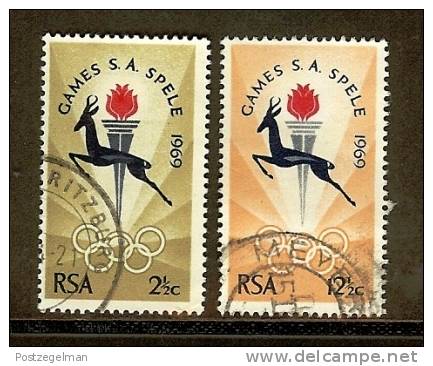 SOUTH AFRICA 1969 Used Stamp(s) S.A. Games 380-381 #3521 - Other & Unclassified