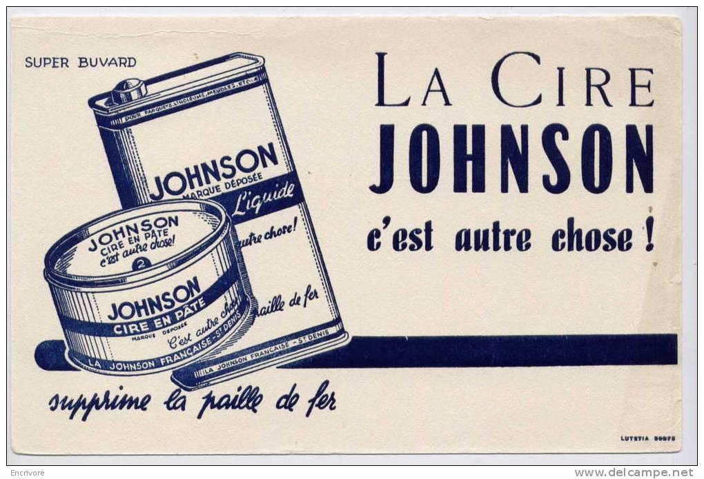 Buvard Cire JOHNSON - Produits Ménagers