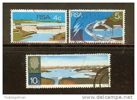 South Africa 1972 Used Stamp(s) Verwoerd Dam 409-411 #3526 - Usati