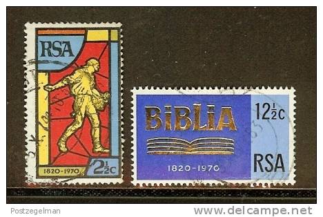 SOUTH AFRICA 1970 Used Stamp(s) Bible Society 388-389 #3524 - Cristianismo