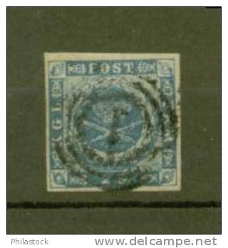 DANEMARK N° 3 Obl. - Used Stamps