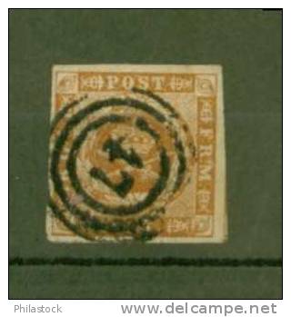 DANEMARK N° 4 Obl. - Used Stamps